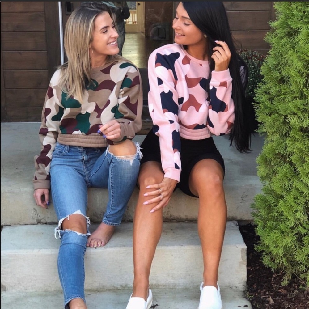 Balance Athletica Camo Crop Sweatshirt *Trade Only